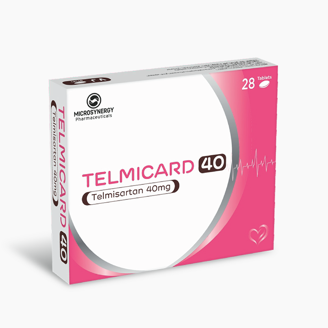 TELMICARD 40MG 28T packaging visual